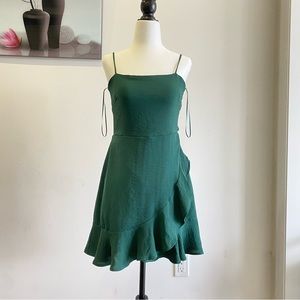 Lovely Day Small Mini Dress Emerald Green